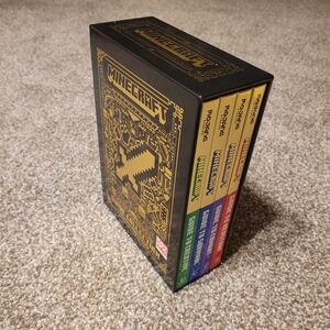 Minecraft Hardcover Book Set New In Box